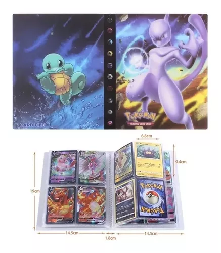 Album Pokemon Cartas Pokemon capacidade 240 cards - Universo