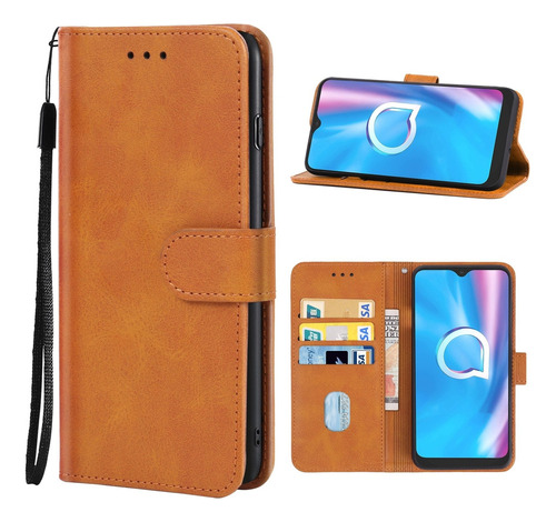 Funda De Cuero Para Teléfono Alcatel 1se 2020