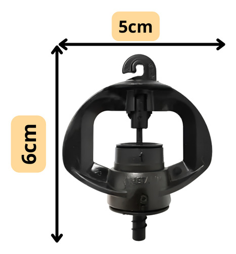 Microaspersor Para Irrigação Gyronet 70l/h Netafim 9 Unidade