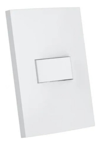 Interruptor 1 Tecla Simples Branca Enerbras Linha Dubai Cor Branco