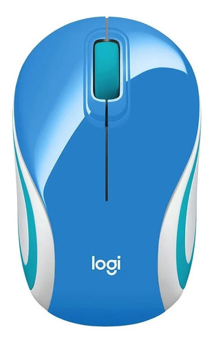 Mouse Logitech M187 Blue Mini Wireless