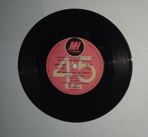 California Soñolienta Lunes Lunes - The Mamas And The Papas (Usado)