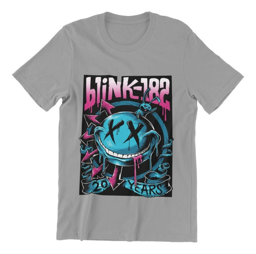 Polera Unisex Blink 182 Lollapalooza Conejo Punk Estampado