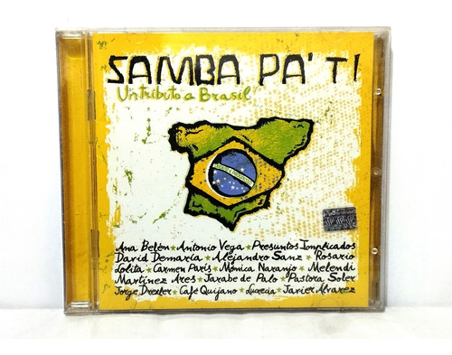 Cd Samba Pa' Ti - Un Tributo A Brasil 2005 Warner Music Perú (Usado)