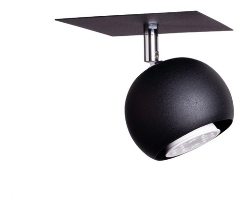 Imagen 6 de 9 de Plafon Spot Bocha 4 Luces Movil Bl - Ng Movil Apto Led