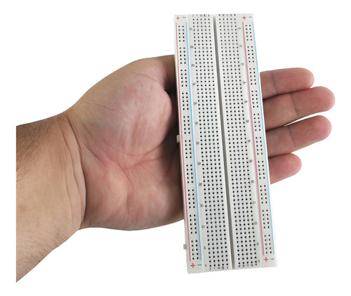 Protoboard Breadboard 830 Pontos Furos Robotica Pic Arduino