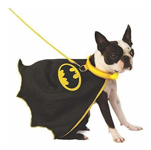 Rubie's Dc Comics Batman - Capa Para Mascota Con Collar Y Co