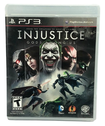 Jogo Ps3 Injustice Gods Among Us 