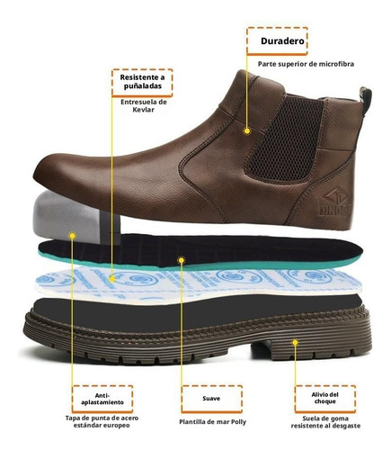 Zapatos Botas De Seguridad Con Punta De Acero For Hombre