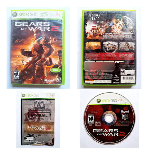Gears Of War 2 Xbox 360 - Hablado En Español Latino (Reacondicionado)