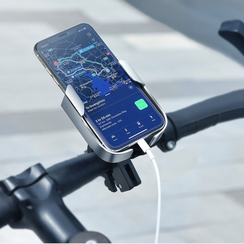 Baseus Bicicleta de Aluminio Soporte para Teléfono Móvil Soporte Para Moto Bicicleta