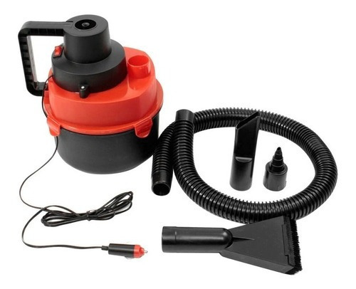 Aspiradora Para Autos Seco Humero De 12v Rojo