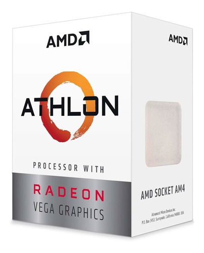 Micro Procesador Amd Athlon 3000g Radeon Vega 3 Am4 Logg