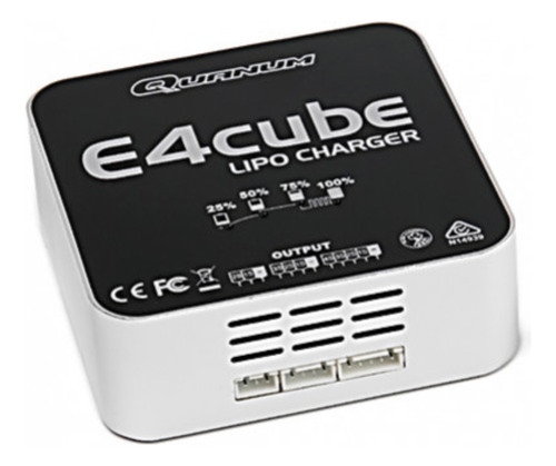 Cargador Lipo 110v Ecube E4 2s 3s 4s 7.4v 11.1v 14.8v