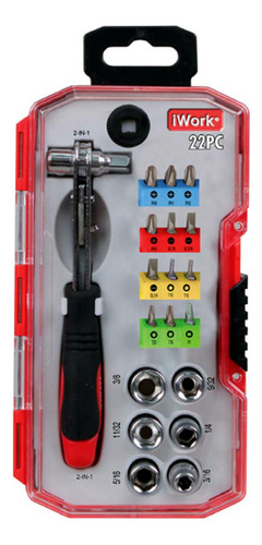 Olympia Tools Iwork 2 En 1 Juego De Destornilladores De Trin