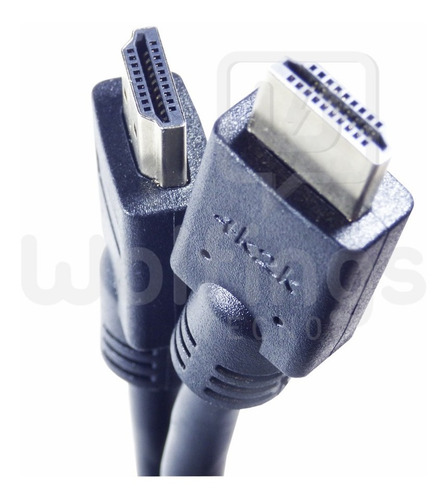 Imagen 4 de 6 de Cable Hdmi 4k 3d 2 Metros Ultra Hd Tv Mundial Led Pc Lcd