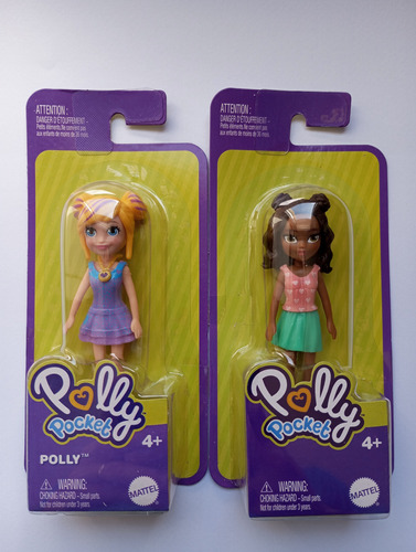Boneca Polly Pocket Original Mattel Kit 2 Unidades