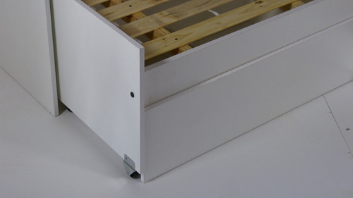 Imagen 4 de 8 de Cama Nido Doble Superpuesta 3x1 Camas Cuchetas Con 2 Cajones