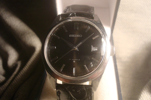 Magnifico Reloj Seiko 6602-8050 Antiguo Año 1971 Coleccion! Negro Acero Negro (Usado)