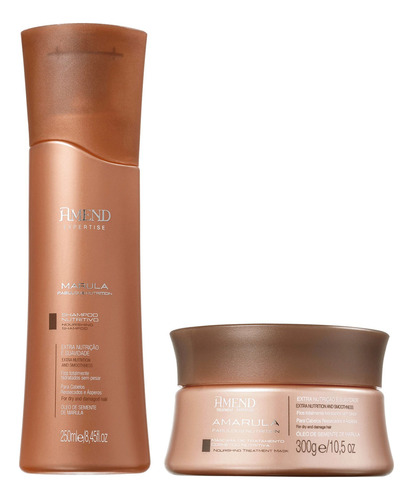 Kit Amend Marula Shampoo 250ml + Mascara 300g