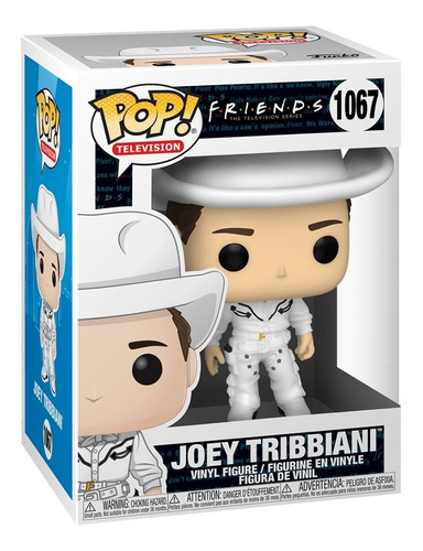 Boneco Pop Tv Friends Joey Tribbiani Cowboy 1067 Funko