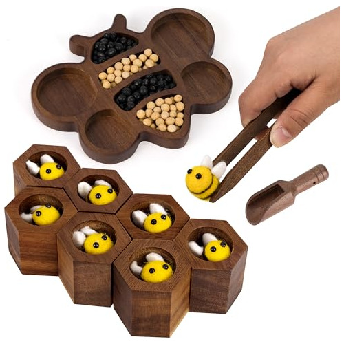 Juguetes Sensoriales De Colmena De Abejas De Madera Niã...
