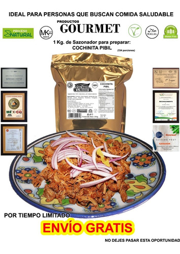 Cochinita Pibil 1kg (especias 100% Naturales)