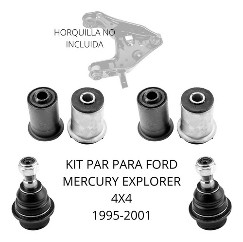 Kit Bujes Y Par Rotulas Para Ford Explorer 4x4 1995-2001