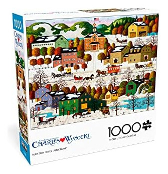 Puzzle 1000 Pzs De Charles Wysocki - Blossom River Junction