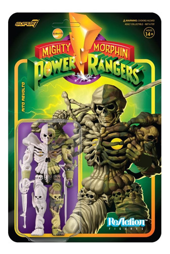 Figura Coleccionable Power Rangers Rito Revolto Super 7
