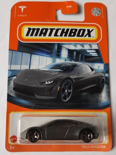 Matchbox Tesla Roadster -no Hot Wheels- En Blister Colección