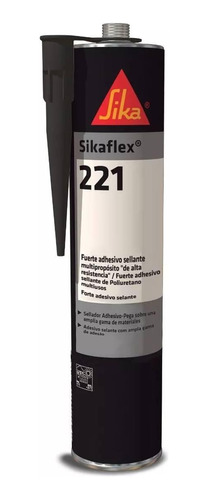 Sikaflex 221 Negro 300 Ml                                   