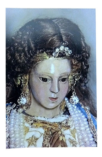 Virgen San Juan De Lagos 100 Estampa Enmicada Tarjeta Cromo