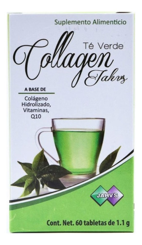 Colageno Collagen Te Verde 60 Tabbletas Jahv´s