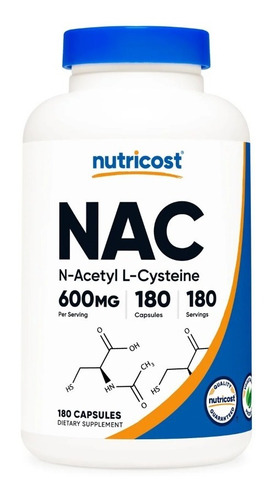 Nac  N-acetyl L-cysteine 180caps Cisteina