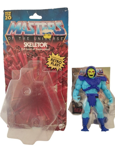 Skeletor Retro Heman Master Of The Universe Mattel 