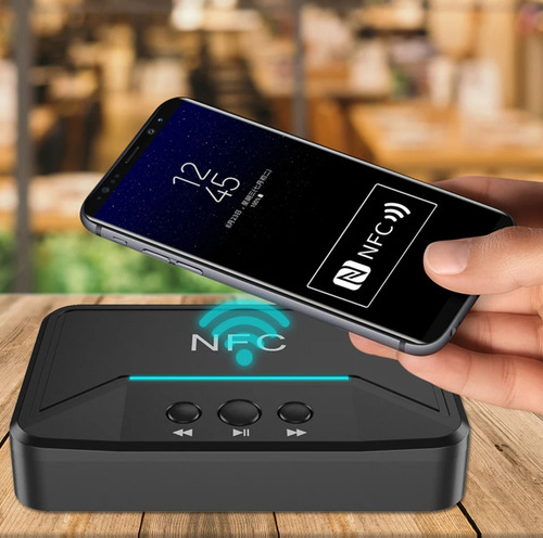 Receptor Audio Bluetooth Nfc Aux 3,5 Mm Rca Pendrive
