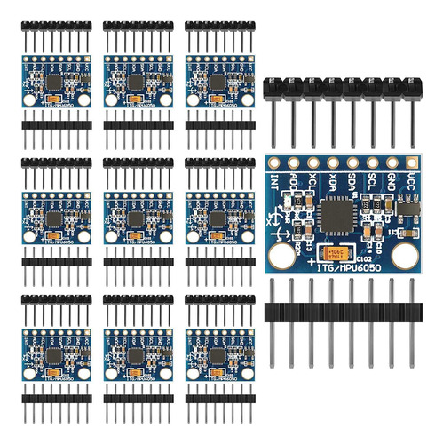 Módulo Gy-521mpu-6050, Acelerómetro De 3 Ejes, 6 Giroscopios