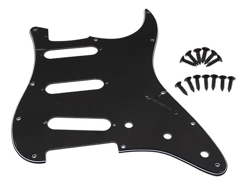 K Pvc Scratch Plate Sss Pickguard Con Tornillos Para