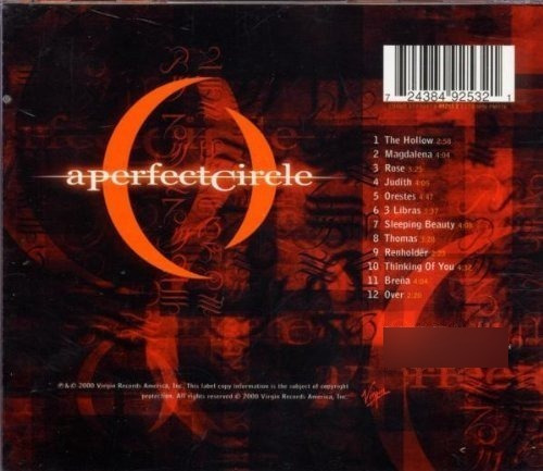 A Perfect Circle Mer De Noms Cd 