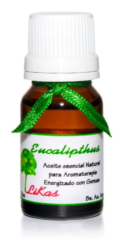 Eucalipthus, Aceite Esencial Likas Calidad Aromaterapia 12cc
