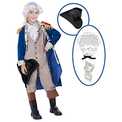 Conjunto De Disfraces De George Washington Colonial Boy...