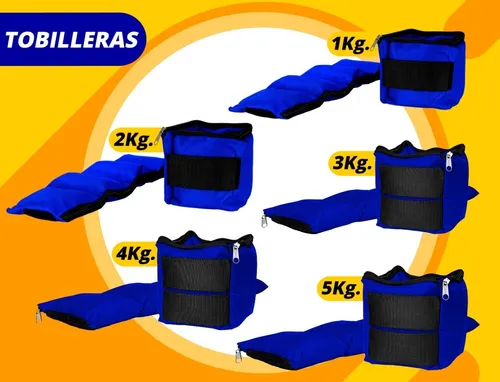 TOBILLERAS CON PESO SONNOS 1kg (venta por par)