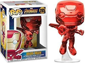 Funko Pop! Iron Man Red Chrome Exclusive Marvel