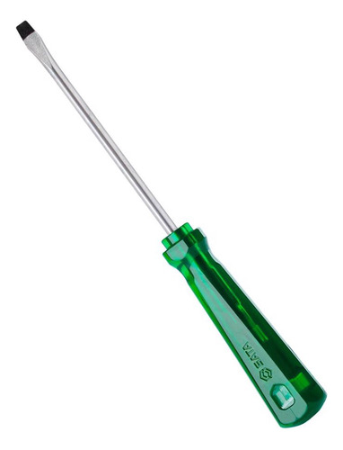Chave De Fenda Aço 1/8 X 5 Cabo Pvc Translucido St61333 Sata