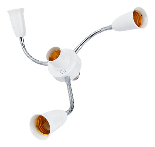 Adaptador Divisor De Bombilla Led E27 Ajustable Para Oficina