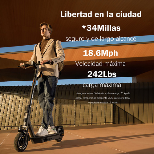 Scooter Eléctrico Yadea Ks6 Pro Color Gris con Negro