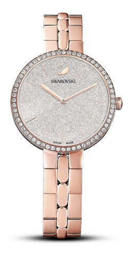 Reloj Swarovski Cosmopolitan, Reloj De Cuarzo Suizo Con Rosa