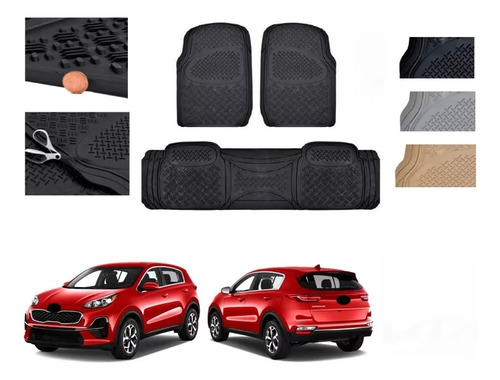 Kit Tapetes Uso Rudo Kia Sportage 2017 Class Cover Original