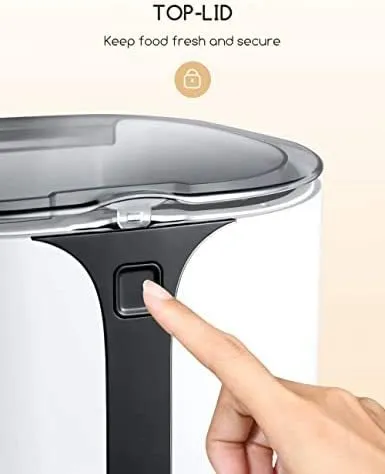 Dispensador Roffie Pet C/temporizador Automatico - Blanco